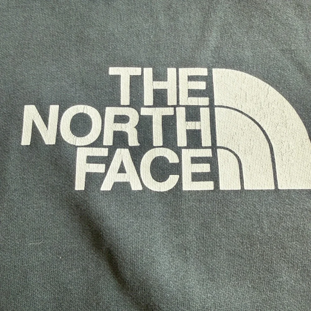 The North Face Pullover Hoodie Mens XL Navy Blue‎ Fleece Never Stop Exploring